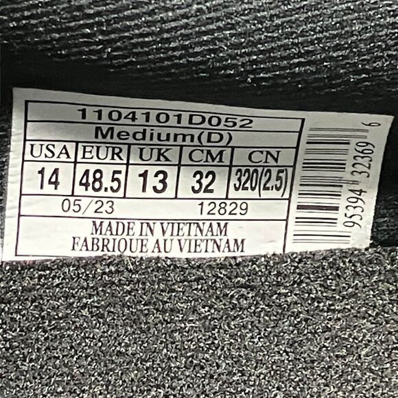 Brooks Running Shoes Mens 14 D Launch GTS 10 Black White Stability Road Trainer - Picture 4 of 14